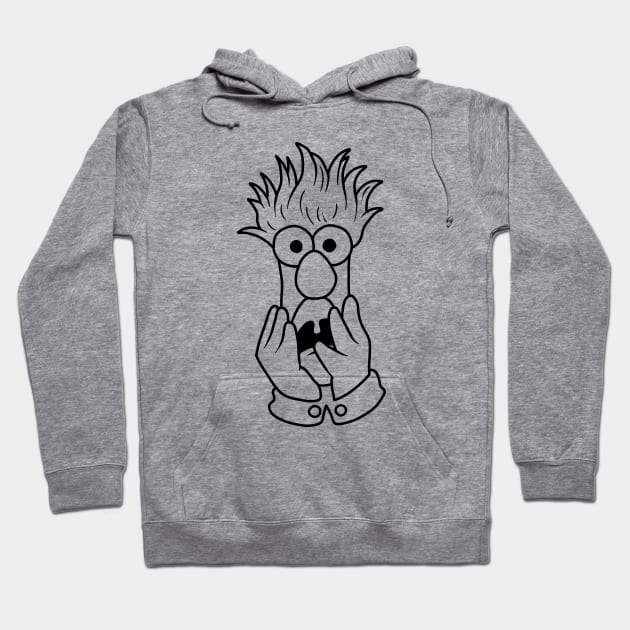 Beaker Muppets Hoodie by valentinahramov